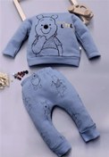 Resim Bobişko Winnie The Pooh Baskılı Astarlı Bebek Pijama 