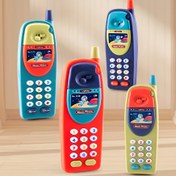 Resim 1 adet SHIMIRTH Gençler için Eğitici Oyuncak Telefon - Taşınabilir Öğrenme ve Müzik Çalar, İnteraktif Oyunlar, Sayılar & Harfler, Rastgele Renk (Mavi/Kırmızı/Sarı/Yeşil), Minyatür Telefon 