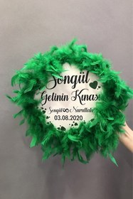 Resim Hobigram Tüylü Gelin Tefi – Özel Tasarım, Aksesuar, Kaliteli Üretim, Göz Alıcı Stil – Kına Eğlence Aksesuarı 