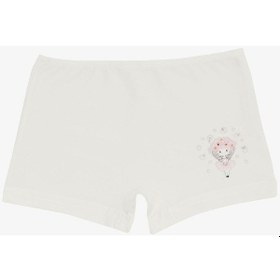 Resim Breeze Kız Çocuk Boxer Balerin Kız Baskılı 5-11 Yaş, Ekru-ekru Ekru 