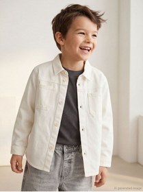 Resim LC Waikiki Erkek Çocuk Basic Gabardin Gömlek 