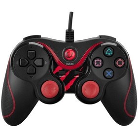Resim Rampage Sg-r601, Kırmızı, Pc/ps3, 1.8mt Kablolu, Çift Titreşimli, Gamepad 