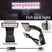 Resim Çok renkli LED'ler ve USB gücü ile donatılmış Canlı Akvaryum Aydınlatması, büyümekte olan tatlı su balığı tankları için ideal bir seçenektir. Kelepçelenebilecek bir balık tankının maksimum kalınlığı 0.6 santimetre. Su organizmalarına doğal güzellik ekleyin. 