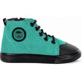 Resim Kiko Kids Kai Fermuarlı Erkek Bebek Günlük Bot Ayakkabı Yeşil Yeşil 