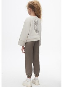Resim Nk Kids Kız Çocuk Sweatshirt 37816 Gri 