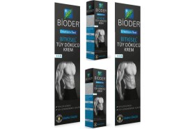 Resim Bioder 100 ml 2'li Tüy Dökücü Krem Erkekler İçin Bitkisel Özelliklerle Tüy Görünümünü Azaltma 