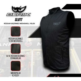 Resim pekars BERİK SLOTT MESHSHELL YELEK (%100 RÜZGAR KESİCİ) 