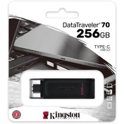 Resim Kingston DT70 256GB USB-C 3.2 Gen 1 Type-C Flash Bellek 