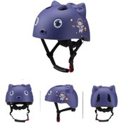 Resim Yeni Tasarım, Çizgi Film Temalı Çocuk Spor Kaskı, Scooter, Paten, Düşmelere Karşı Koruma, Bisiklet, Balance Bike Ve Motosiklet Kaskı Mavi 