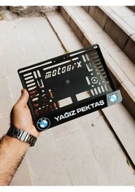 Resim Motorsiklet Plakalık Lazer Kesim Pleksi Bmw Plakalık Kişiye Özel Plakalık Uyumlu 