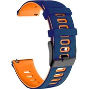 Resim Sones Samsung Galaxy Uyumlu Watch 4 44mm 20mm Karışık Renkli Silikon Saat Kordonu 
