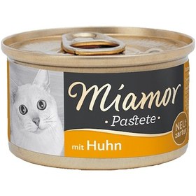 Resim Miamor Pastete Tavuklu Konserve Yetişkin Kedi Maması 85 G 