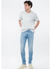 Resim Mavi M0042480968-23y Erkek James Jean Pantolon Lt Ripped Mavi Premium M0042480968-R11241 Açık Mavi 