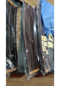 Resim Lüx Oval Ahşap Okey Takımı 