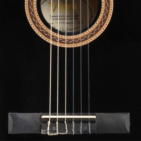 Resim Valencia VC104TCBK Klasik Gitar Cutaway (Siyah) | Kesik Kasa - Sap Çelikli - Modern Görünüm 