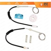 Resim Mercedes S Class W140 1992-1999 İçin Arka Sol Cam Kriko Tamir Set 