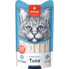 Resim Wanpy Ton Balıklı Sıvı Kedi Ödülü 1 Adet 25x14 Gr 