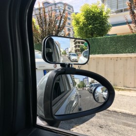 Resim Oto Aksesuarcım Sürücü Kursu Eğitmen Aynası Geniş Kör Nokta Aynası Büyük Sol 17X8CM 