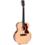 Resim Sigma GJME Elektro Akustik Gitar (Natural) 