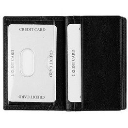 Resim Gencer Leather Hakiki Deri Dikey Kartlık Kahverengi Siyah 