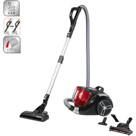 Resim TEFAL Pro Ekstra Uzun Kablolu 2.5L Toz Torbasız Elektrikli Süpürge - Kırmızı 890W22 
