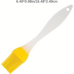 Resim Hightower Sarı Renkli Yüksek Isıya Dayanıklı Silikon Yağ Fırçası - Barbekü Pişirme Ve Pastacılık İçin 