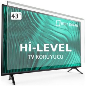 Resim Hi-Level Uyumlu HL43DLK13 Tv Koruyucu - hi level 43" inç Tv Ekran Tv Ekr 