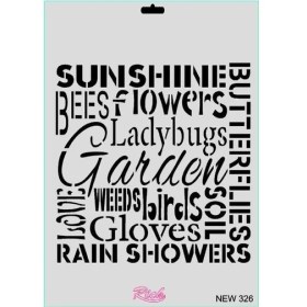 Resim Bucuks Mey Ithalat® Rich New Seri N-326 Stencil 35X25 cm 