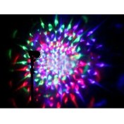 Resim Renkli LED Döner Başlıklı Disko Ampulü 