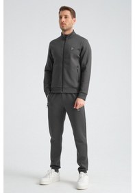 Resim Shooter Sportswear Shooter Scuba Mevsimlik Regular Fit Erkek Eşofman Takım Füme 