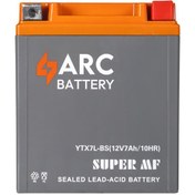 Resim Arc 12 Volt 7 Amper Dikey Motosiklet Aküsü Üretim Tarihi: 2024 