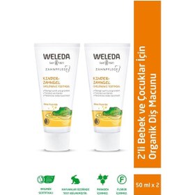 Resim Weleda Bebek Ve Çocuklar Için Doğal Diş Macunu 2 X 50ml 