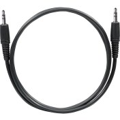 Resim Turkuaz Aux Kablosu 3.5mm Siyah 30CM Turkuaz 