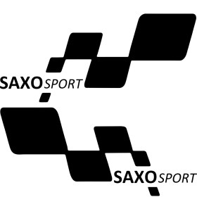 Resim TSC Saxo Sport Etiket Yapıştırma 30CMX11CM MMD295 