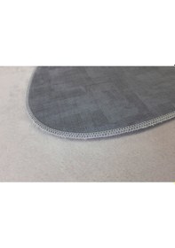 Resim Anatolia Gri 2'li 80x140 + 50x70 Cm Büyük Ebat Banyo Paspası Seti Klozet Takımı Gri 