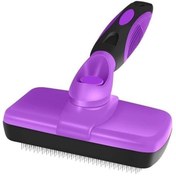 Resim BUFFER® Otomatik Temizlenebilen Tuşlu Pratik Kedi Köpek Tüy Toplama Fırçası 