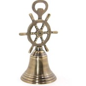 Resim Pirinç Dümenli El Çanı - 9099266639070do 