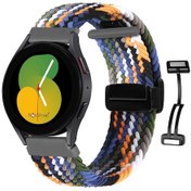 Resim Novstrap Samsung Gear S3 Frontier-classic Uyumlu Kordon 22mm Flexible Örgü Magnet Tokalı Kayış 