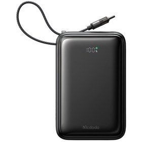 Resim Mcdodo Mc-6370 20000mah 65w Dahili Kablolu Powerbank Siyah 