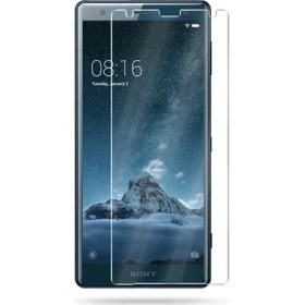 Resim Microcase Sony Xperia XZ2 Tempered Glass Cam Ekran Koruma 