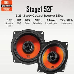 Resim Jbl 13cm Hoparlör - Jbl Stage1 52f Kapı Hoparlörü - Jbl Profesyonel Hoparlör 13cm 