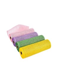 Resim Bahçe Paskalya Örgü Kurdeleleri Poli Çuval Örgü Kurdele Dıy El Sanatları Dekor 