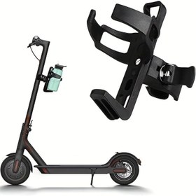 Resim 1 adet Bisiklet Su Şişesi Tutucu, 360 Derece Dönebilen Bardak Tutucu, Bisiklet Elektrikli Scooter Dağ Bisikleti için Uygun 