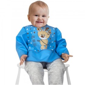 Resim Sevi Bebe Kollu Mama Önlüğü Art-53 Ayıcık 