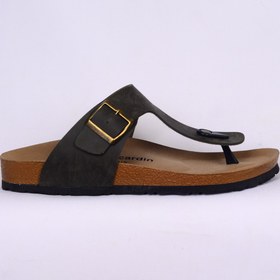 Resim Pierre Cardin 7542 Haki Erkek Parmak Arası Rahat Taban Terlik 