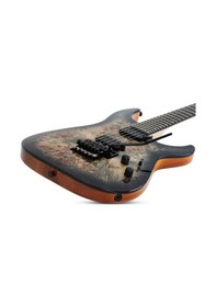 Resim Schecter C-6 Pro Fr Elektro Gitar (Charcoal Burst) 