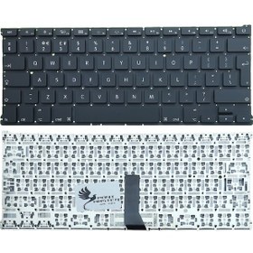 Resim Macbook Air Uyumlu 13" A1369 (Late 2010) Klavye (Büyük Enter - UK) 