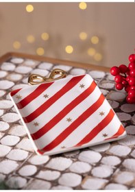 Resim The Mia Yılbaşı Servis Tabağı 17x14 Cm Çok Renkli 