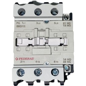 Resim Federal Fc-50d11 22kw 3 Kutuplu Güç Kontaktörü 
