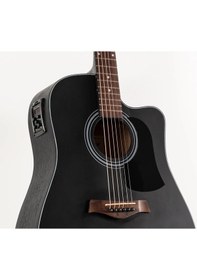Resim Valler AG240-BK EQ Siyah Elektro Akustik Gitar 